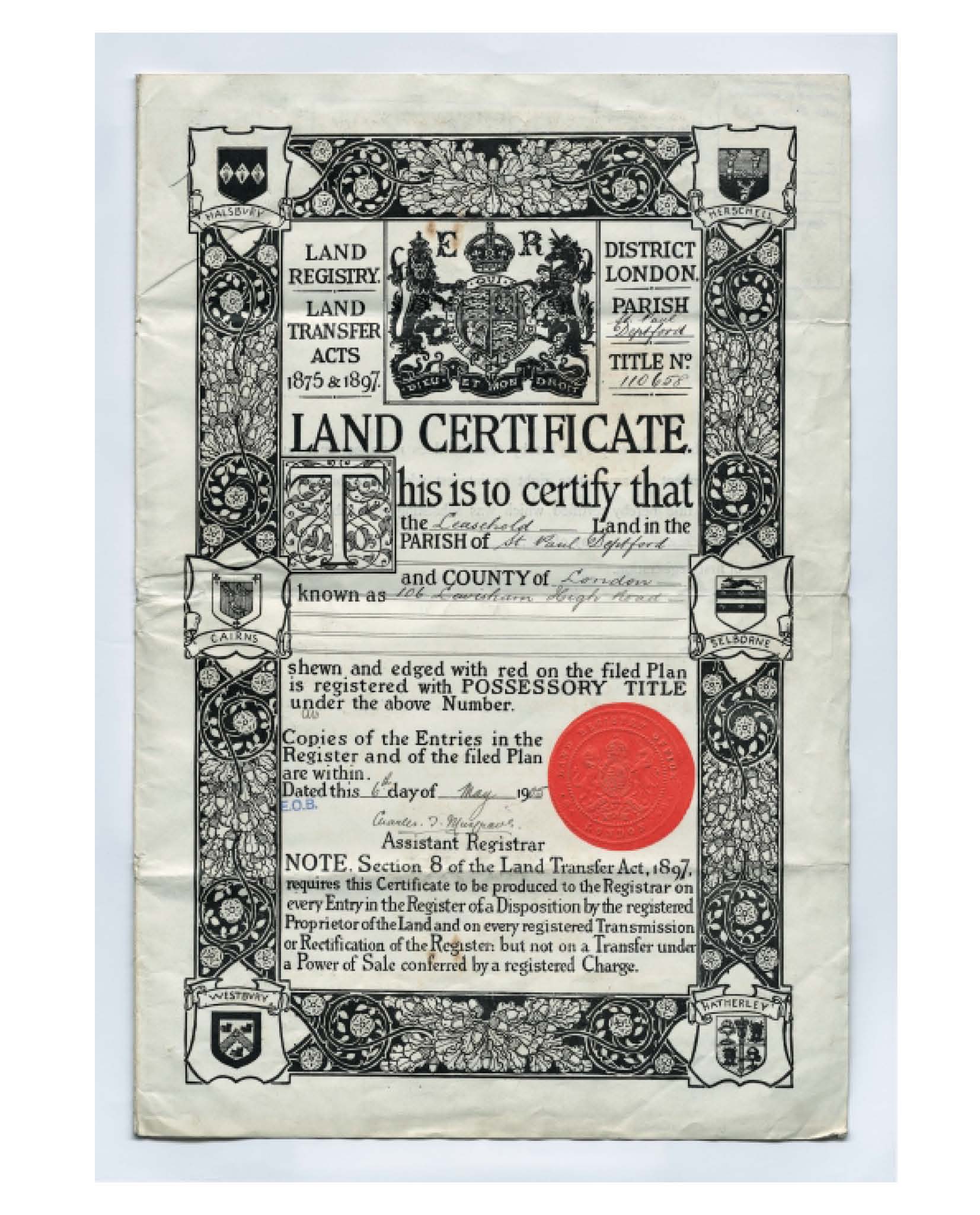 Land registry